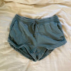 Olive Green Aerie Lounge Shorts